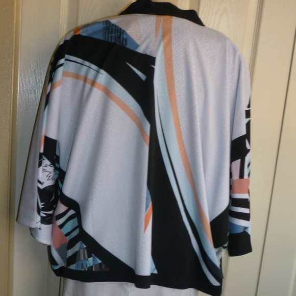 CHICO’S Reversible  Cocoon Ruana Wrap - Picture 6 of 16